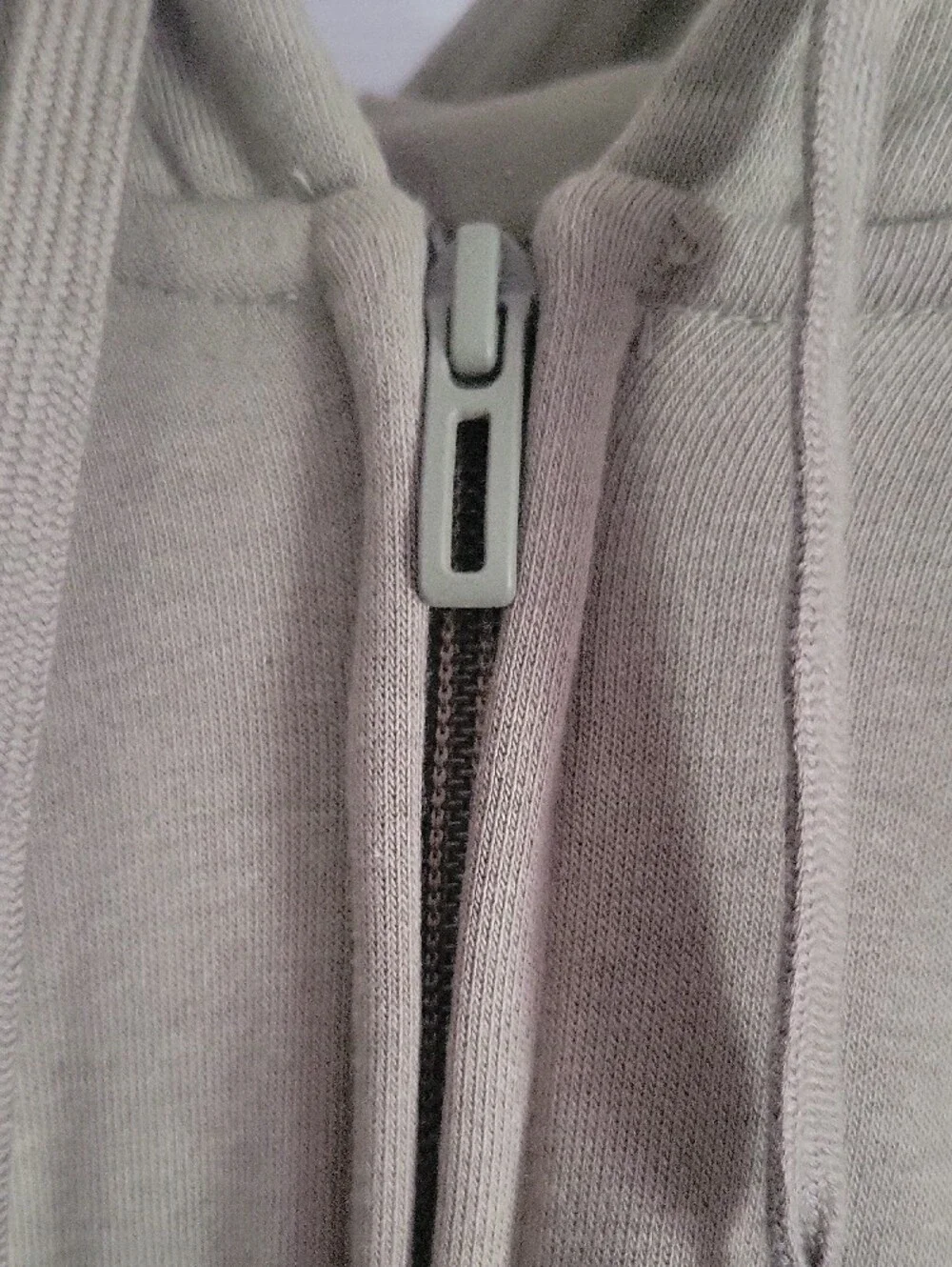 adidas Light Olive Green Hooded Zip Jacket with White Logo